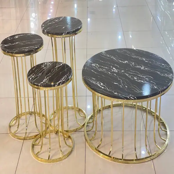 میز عسلی ۳ سایز ستونی 1