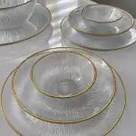 سرویس غذاخوری سولو لب طلا 1